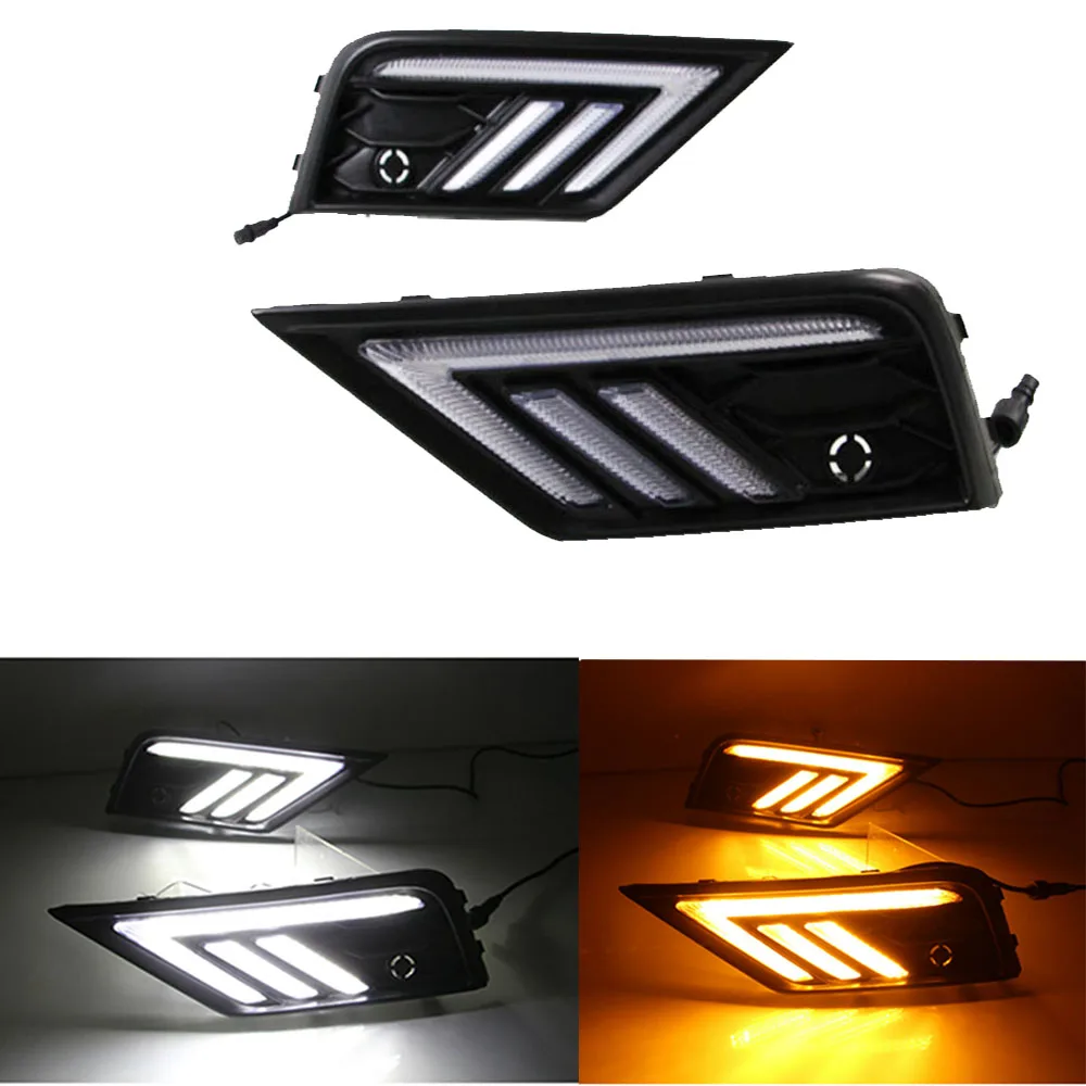 

Car Styling for VW Volkswagen Tiguan L 2017 2018 DRL LED Width Light DRL Signal Light Fog Lamp Daytime Running light