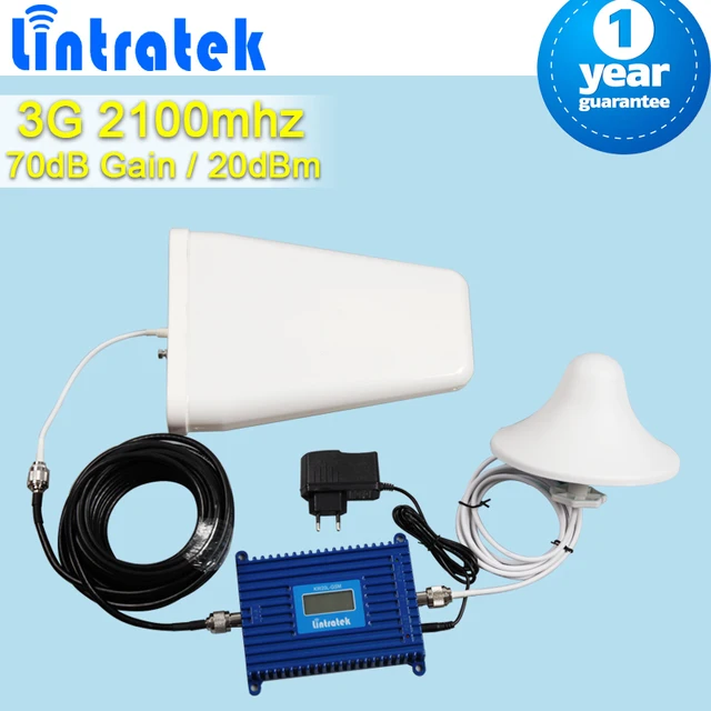 70db 3G WCDMA 2100MHz Mobile Phone Signal Booster UMTS 2100 Cellular