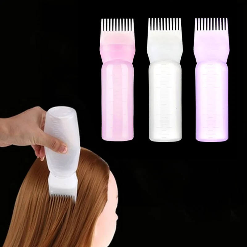 

Professional Women's Fashion Hair Dye Bottle Applicator Brush Dispensing Salon Hair Coloring Dyeing