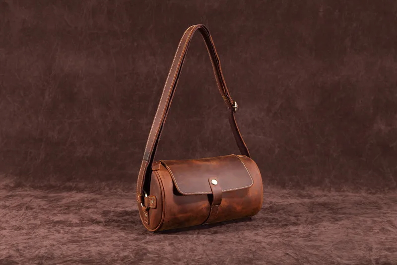 Crazy horse Leather bag-1