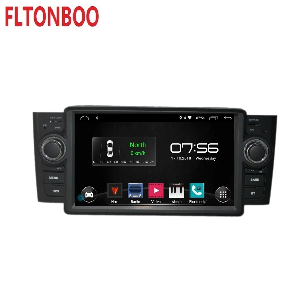 Cheap 7 inch 2 din android 9 car DVD gps navigation for fiat LINEA,radio,wifi,quad core,English,russian,french 10