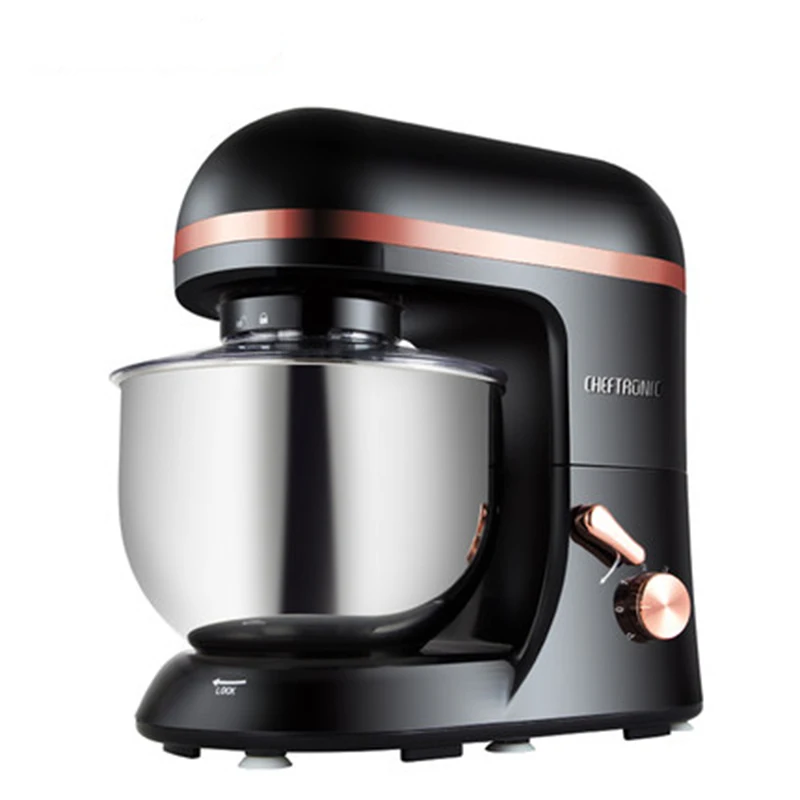 220V/1000W Electric Dough Mixer Professional Eggs Blender 5L Kitchen