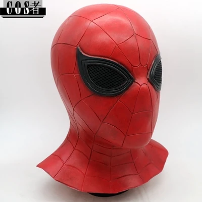 

OHCOMICS Marvel Spiderman Cosplay Costume Accessory Face Mask Helmet Emulsion/Latex Full Head Mask Comicon Party Halloween Mask
