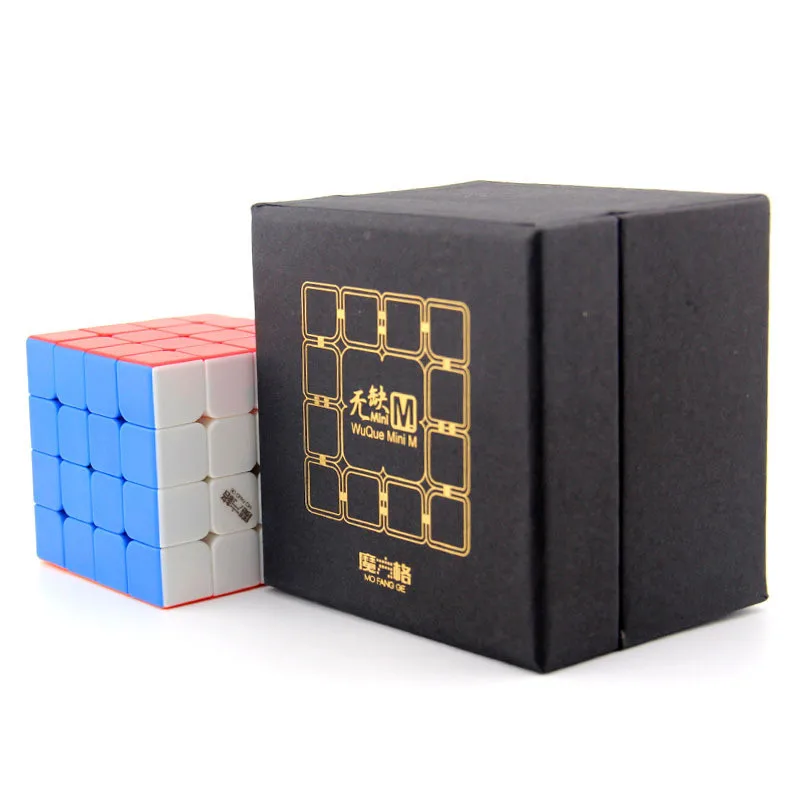 QiYi MoFangGe WuQue MiNI M QY 4x4x4 Магнитный 60 мм Магический кубик 4 слоя профессионального соревнования Скорость гладкая головоломка твисти Cubo игрушка