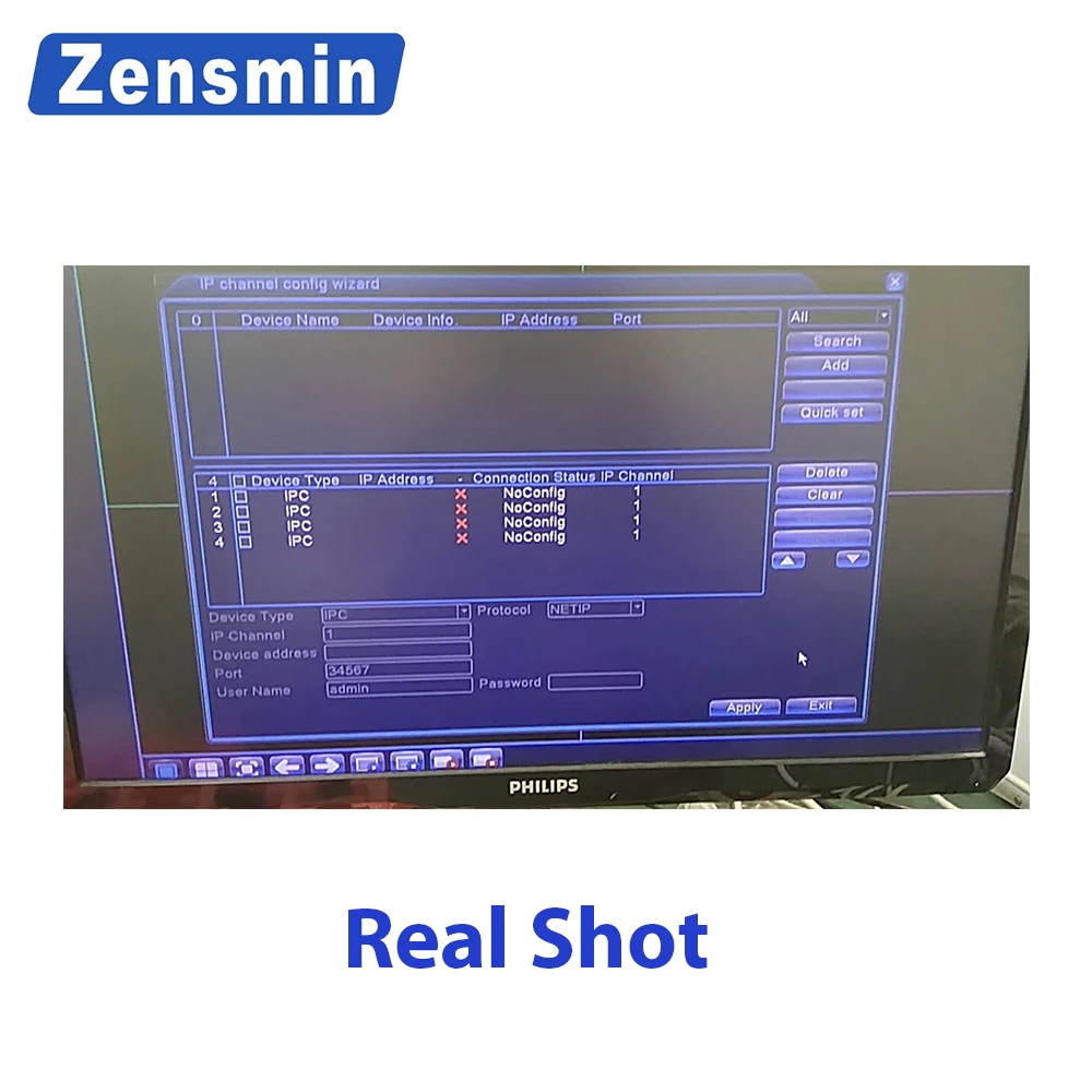 XM real shot poe nvr