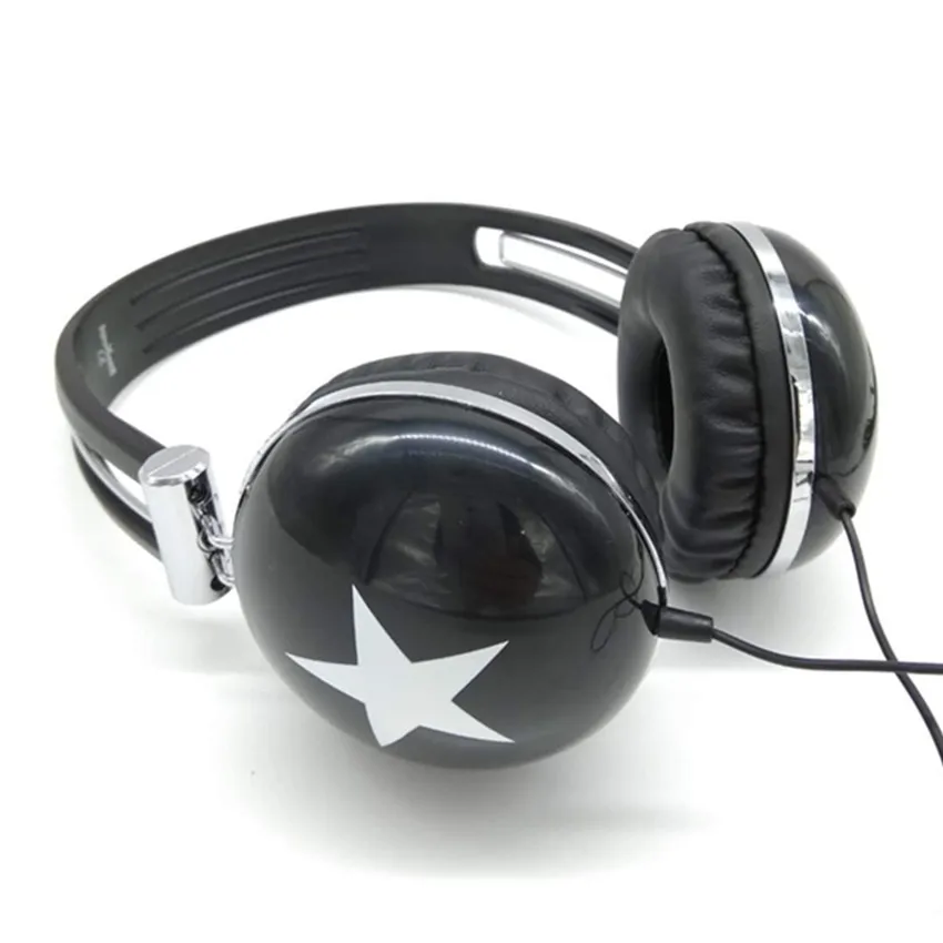 Наушники в стиле Black Star проводные наушники 3 5 мм для телефона/ПК/MP3/ноутбука игр