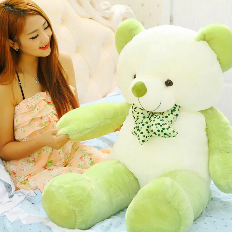 On Sale Plush Kawaii Doll 160cm Big Teddy Bear Stuffed Toys the Straight Teddy Bear Giant
