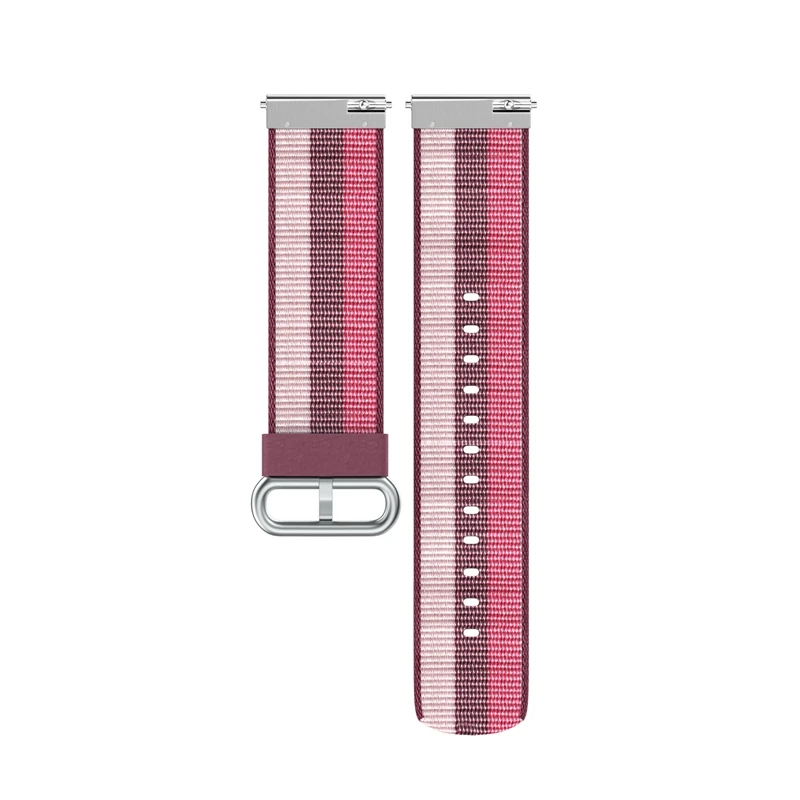 Тканый нейлоновый ремешок для Fitbit Versa/versa 2/versa lite ремешок на запястье correa ремешок для часов smart fitbitversa аксессуары для часов - Цвет ремешка: berry 8