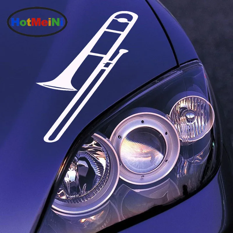 

HotMeiNi Car Sticker Music Instrument Trombone Tuba Modeling Pattern Funny SUV Window Bumper Laptop Kayak Vinyl Decal 18 x 7cm