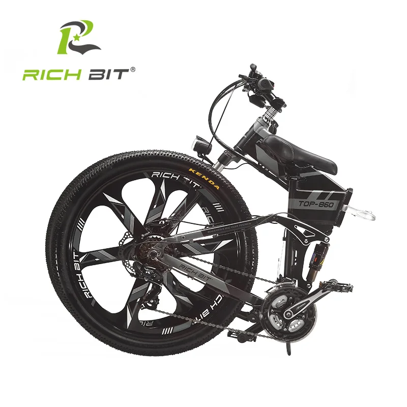 RichBit RT-860 36V*250W 12.8Ah Mountain Hybrid Electric Bicycle Cycling Watertight Frame Inside Li-on Battery Folding ebike RichBit RT-860 36V*250W 12.8Ah Mountain Hybrid Electric Bicycle Cycling Watertight Frame Inside Li-on Battery Folding ebike