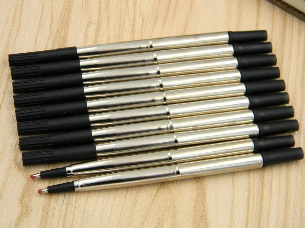 5PC blue 0r 5PC black High Quality 0.7MM metal gift ink Rolleball Pen Refills|pen refills|metal pen refillspen ink refill - AliExpress