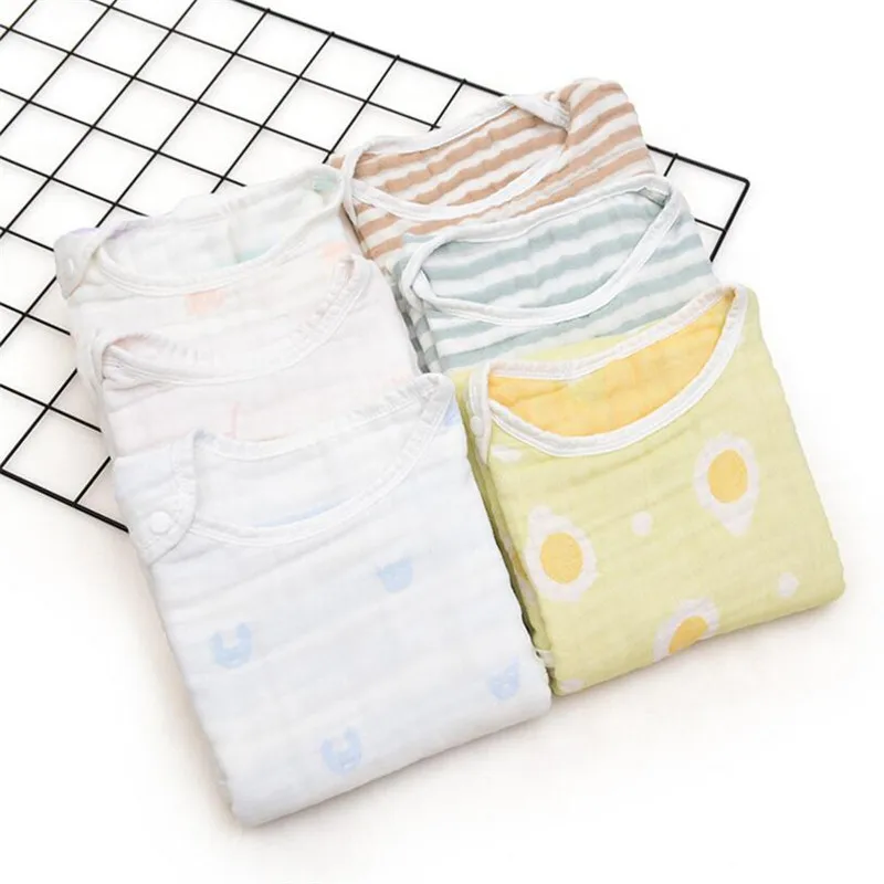 Натуральный хлопок детский спальный мешок обернуть ребенка пеленка Детская анти-спальный мешок для новорожденного 6 слоев ребенка спальный мешок Детские спальные мешки
