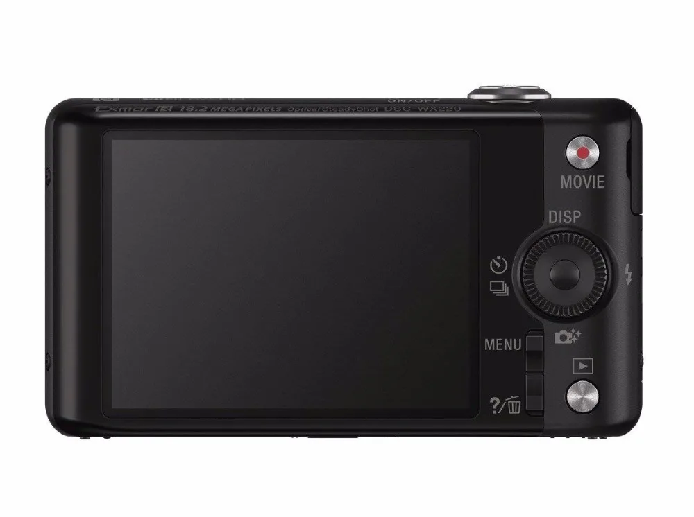 SONY DSC WX220 18 2 MP цифровая камера с 7 дюймовым ЖК дисплеем Full HD видео Запись Бесплатная