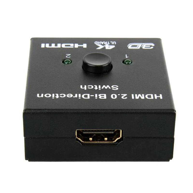 Baolyda HDMI Bi-directional 2x1 Switch Switcher or 1x2 Ultra HD 4K Bidirectional HDMI 2.0 Switch Hub Splitter HDCP 3D 1080p 4K
