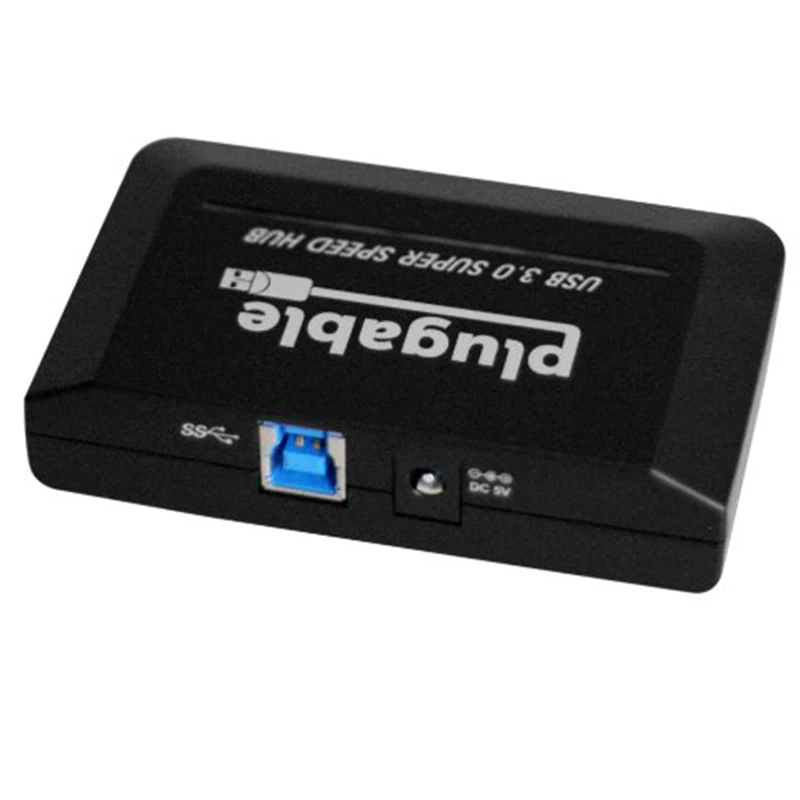 USB 3,0 Суперскоростной концентратор 4-портовый USB 3,0 концентратор с блоком питания для портативных ПК Win7/8/10/mac