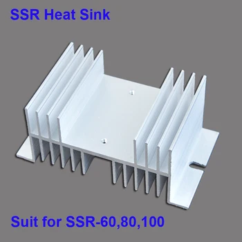 1×Single Phase Solid State Relay SSR Heat Sink DissipationSuit for 10A-40A relay