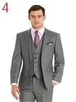 Индивидуальный приталенный костюм для мужчин бежевый свадебный смокинг мужские свадебные костюмы пиджак для жениха+ брюки+ галстук+ жилет