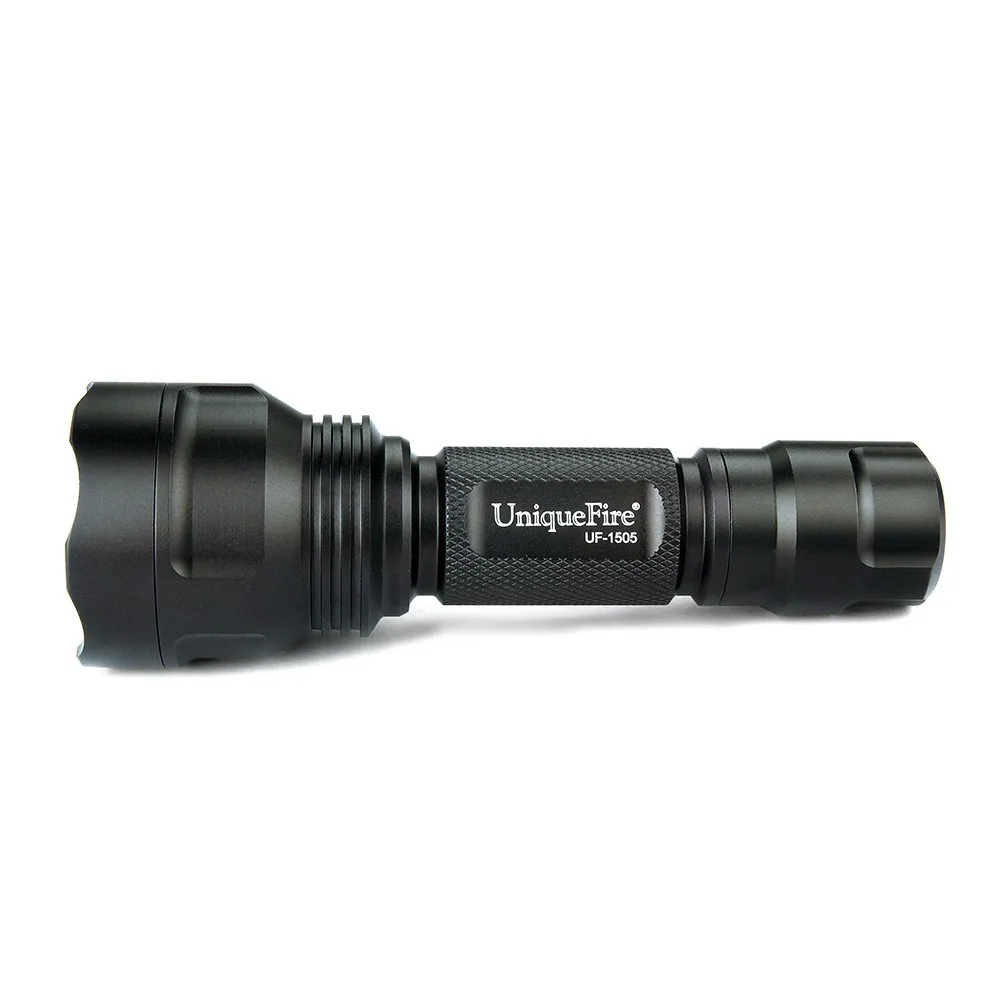 UniqueFire Zoomable Flash светильник 1505 XRE зеленый/красный светодиодный светильник 5 режимов 300LM 38 мм выпуклая линза для пеших прогулок