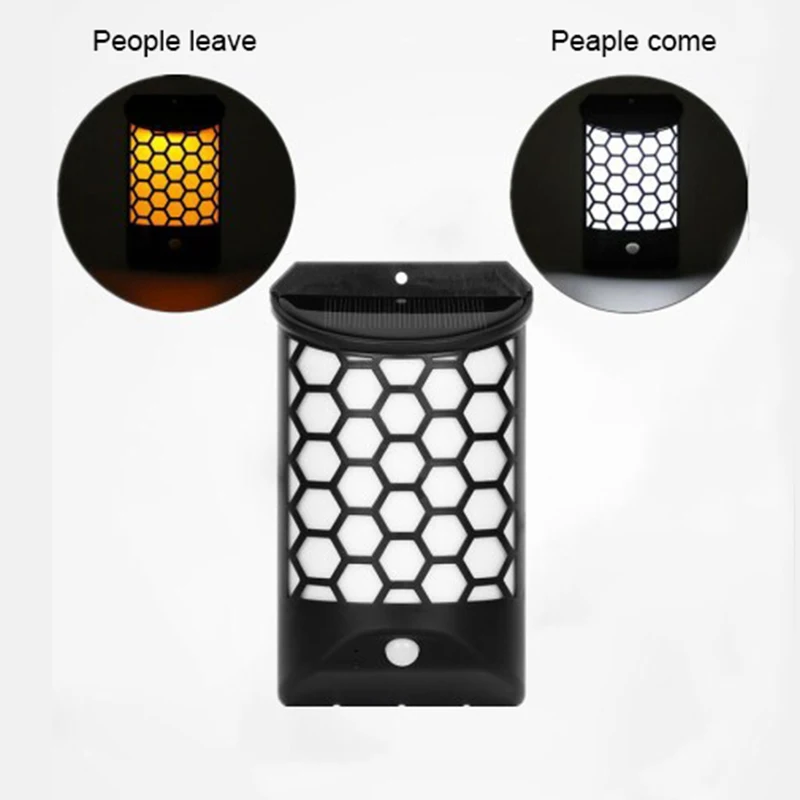 

Outdoor LED Solar Light Intelligent Motion Sensor Solar Wall Light IP65 Waterproof Auto adjust light when people come and leave