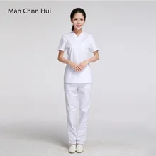 Новая Больничная Женская медицинская одежда, стоматологическое лабораторное пальто, тонкие хирургические халаты, медицинские наборы