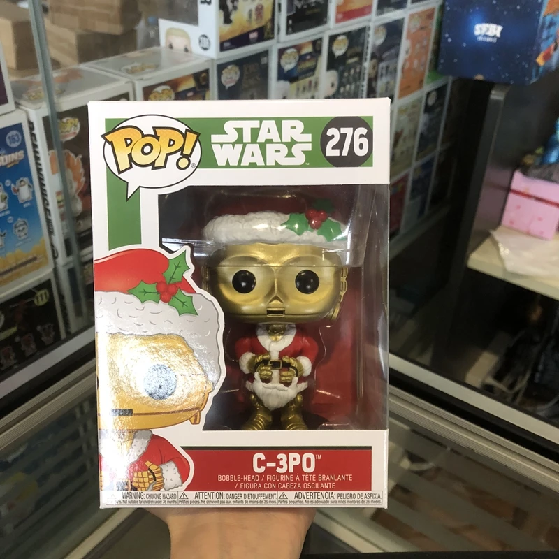 Официальная виниловая экшн-фигурка Funko pop Звездные войны: праздник-Санта фото