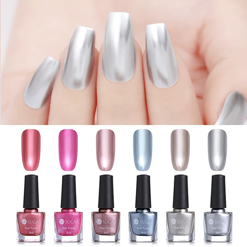 144 30 De Réductionur Sucre Effet Miroir Vernis à Ongles Métallique Couleur Métal Vernis Violet Rose Or Argent Chrome 6 Ml Art Des Ongles Laque
