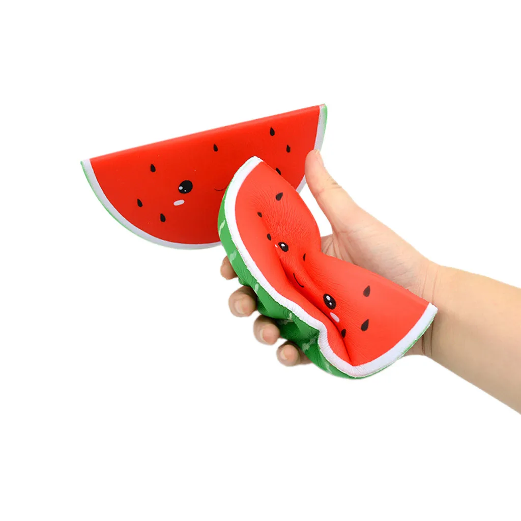 

Squishy Kawaii Cute Smiley Watermelon Scented Super Slow Rising Toy Stress Relief Toy Antistress Squishy Toys for Children
