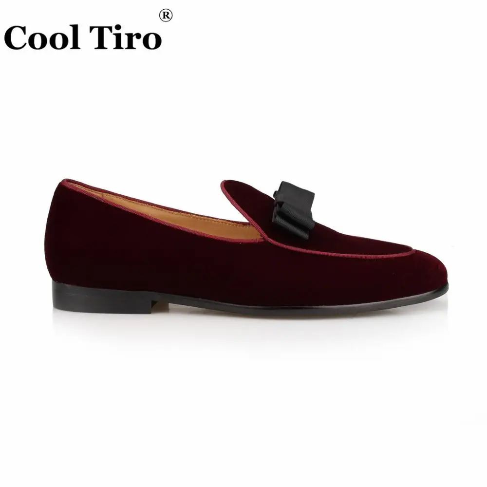 de terciopelo para hombre, zapatillas pajarita, zapatos planos de vestir para boda, fiesta, - AliExpress Calzado