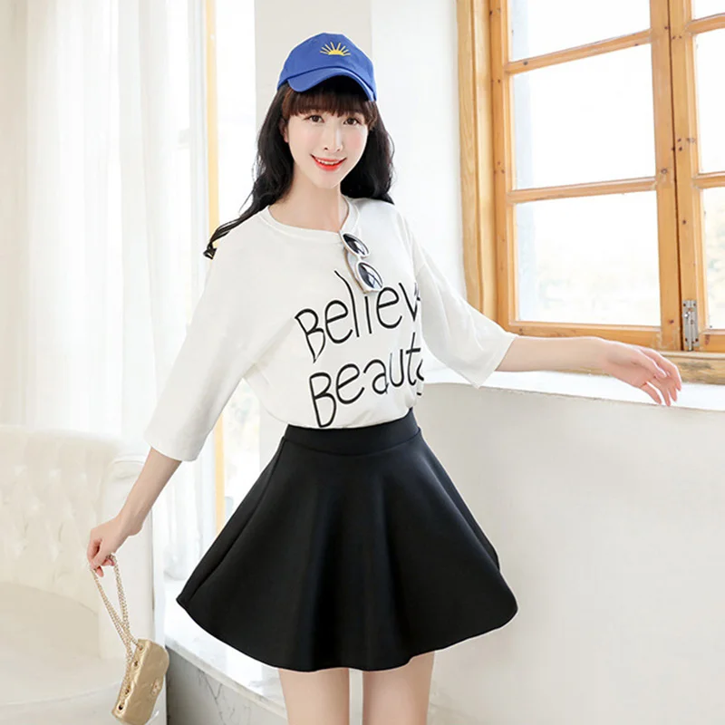 Short Skirts for Women Tutu School Skirt White Women Clothing Short ...