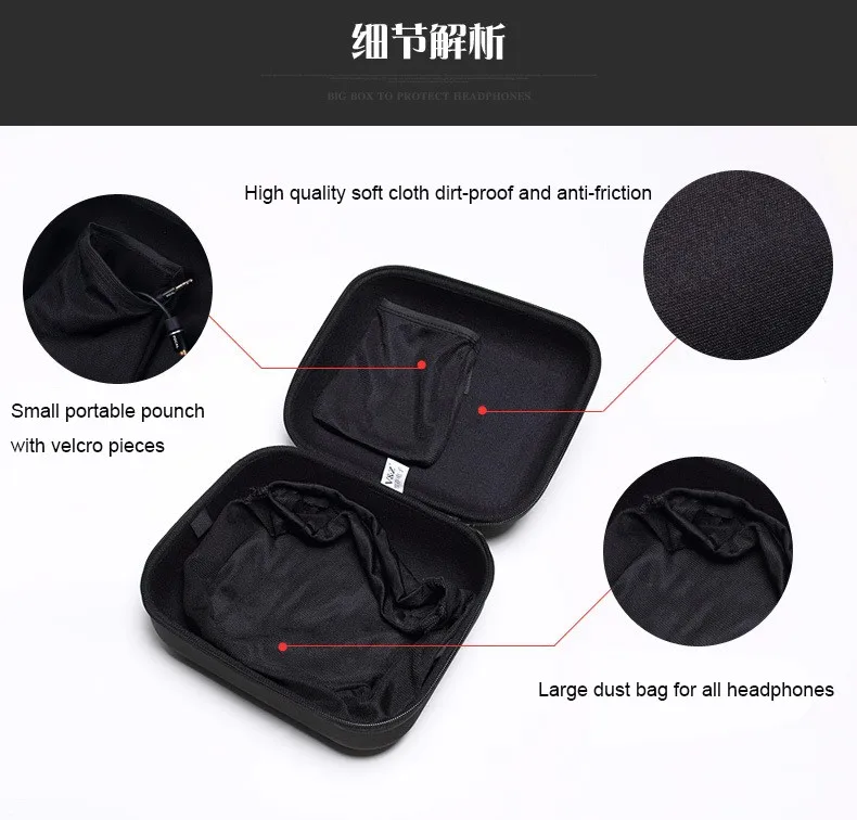 Portable Protection Large Headphone Case (5)