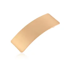 1 шт. заколки для волос для девочек мода металлические заколки широкая сторона прямоугольный гладкий матовый пружинный зажим G0507