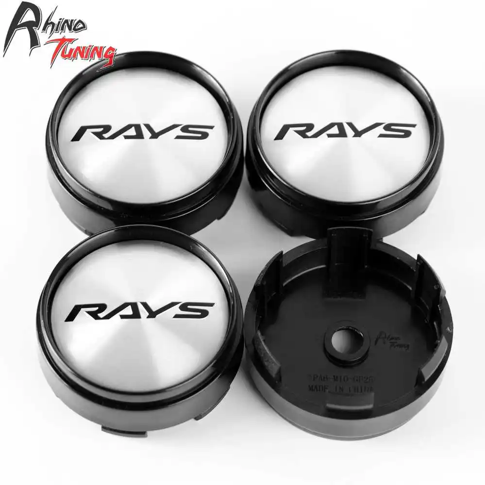 67mm 63mm Car Wheel Center Cap Rays Emblem For Volk CE28 Time Attack