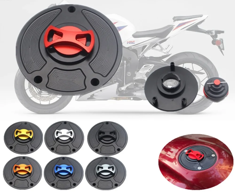 

Motorcycle Accessories Oil Cap Tank Fuel Cover CNC Billet Gas Cap for honda CBR 600/F4I/F4/F3/F2 1991-2006 CBR 600RR 2003-2010