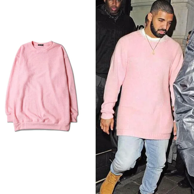 pink sweatshirt men outfit