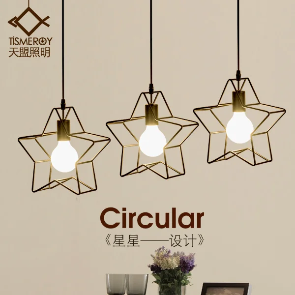 

children's bedroom balcony decorative lamps and RETRO art iron bar aisle restaurant chandelier personality