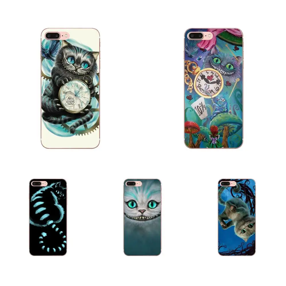 

For Galaxy J1 J2 J3 J330 J4 J5 J6 J7 J730 J8 2015 2016 2017 2018 mini Pro Diy Phone Case Alice In Wonderland Chesire Cat Mask