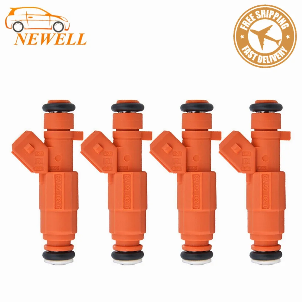 

4x 0280155769 46469864 fuel injector for ALFA ROMEO 145 146 147 156 166 GT GTV 1.6-2.0L TS 98-10
