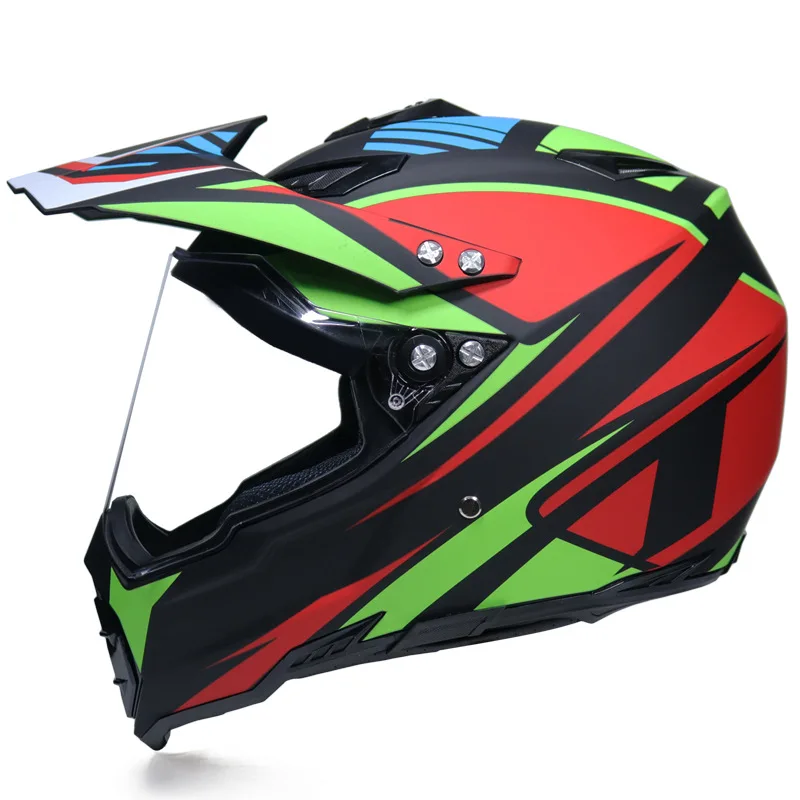 Мотоциклетный шлем, мотоциклетный шлем, шлем для мотокросса, мотоциклетный, туристический, гоночный, Casco, Moto Capacetes, внедорожный шлем - Цвет: WLT-128 Multicolour