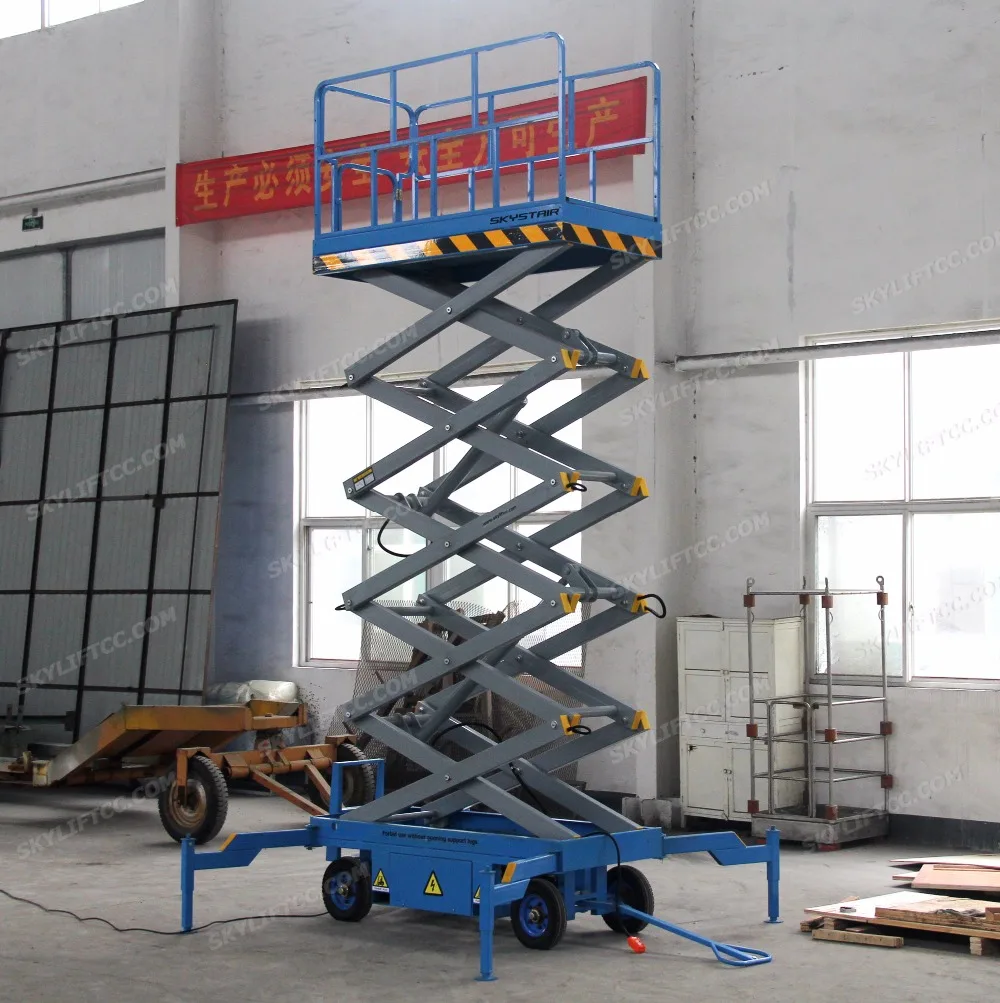 6m hydraulic electric small scissor lift platform for salein Car Jacks