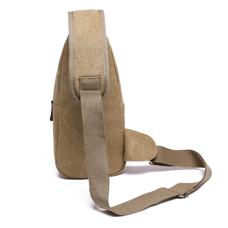 5 Colors New Canvas Chest Bag Fashion Designer Men's Polyester Sling Bags Chest Pack Crossbody Men Bag