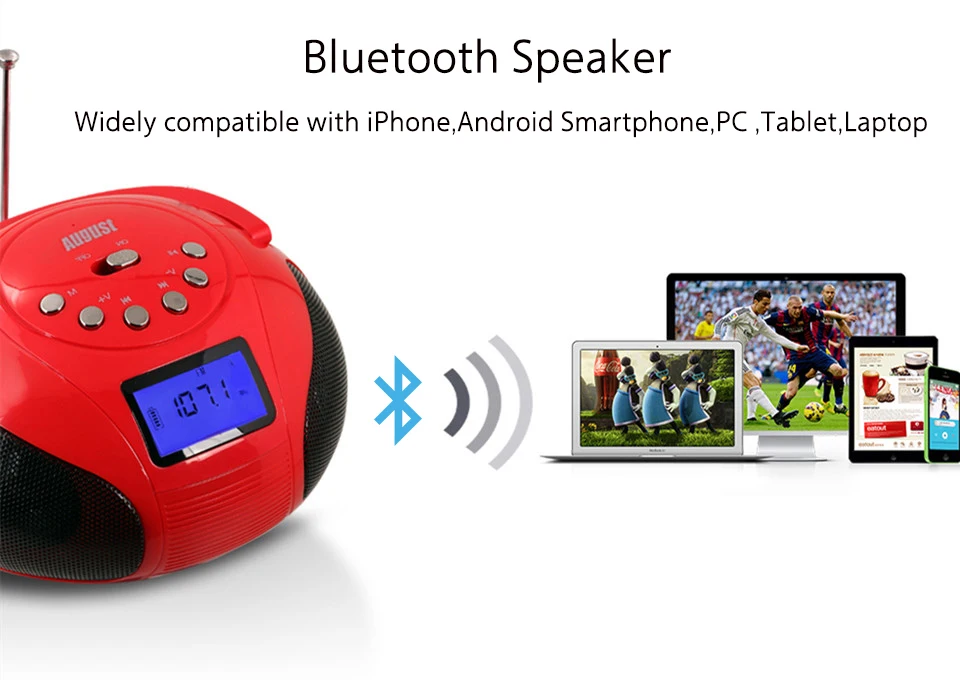 August SE20 Bluetooth Subwoofer