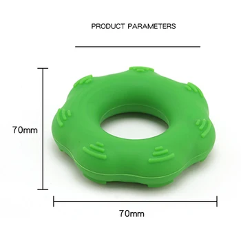 

2Pcs/Set Silicone Strength Finger Hand Grip Muscle Power Puller Training Exerciser FK88