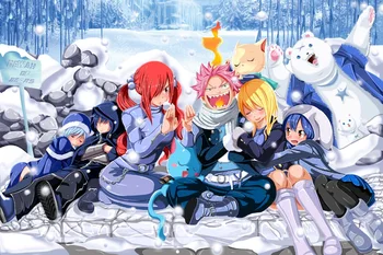 

Custom Canvas Art Kids Anime Mural Fairy Tail Poster Fairy Tail Wall Sticker Fairy Tail Wallpaper Christmas Decorations #103#