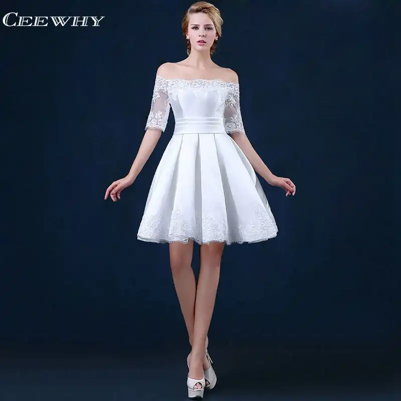 white short frock for ladies