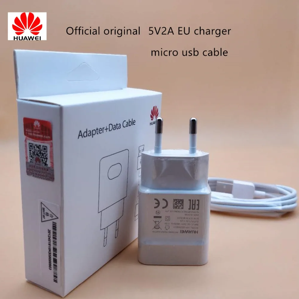 

Original Huawei p8 lite charger y6 2017 5v/2a usb wall travel adaptor micro usb cable charge device for honor 7 7x y5 y7 prime