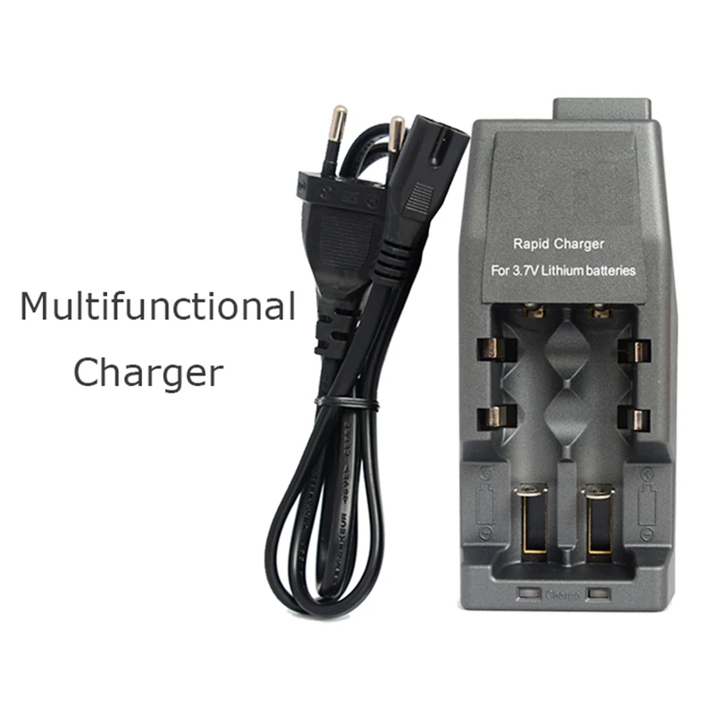 1pcs New Universal Dual Double Battery Charger For 18650 16340 18750