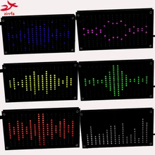 Led Diy Music Spectrum Display Big Size 256 Segment Sound Led Music Spectrum Electronic Diy Led Flash Kit 6 Colors sound control electronic crystal column making light of cubic led diy producing sound music spectrum parts kit