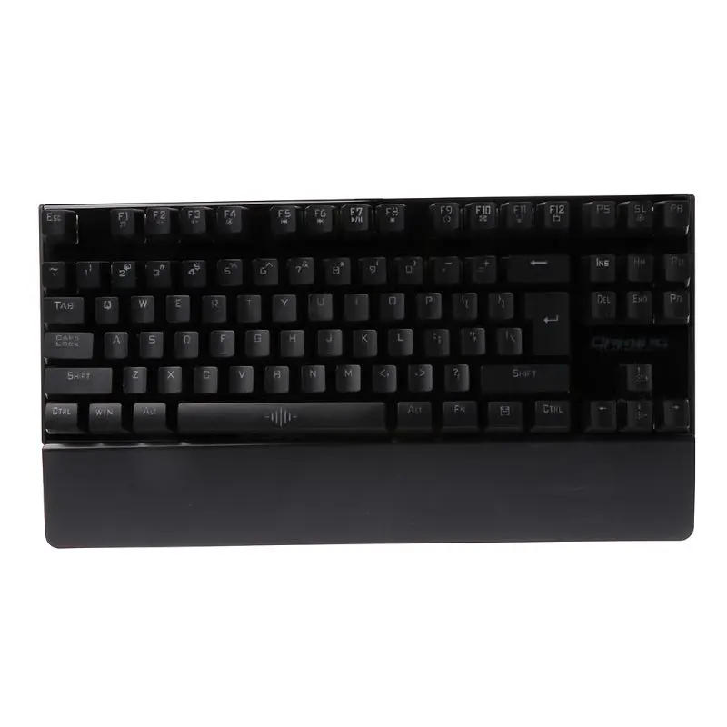 

Mechanical Keyboard USB Wired Colorful LED Backlight 87 Keys Anti-Ghosting Gaming Accessories