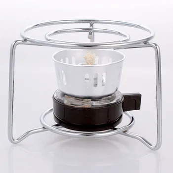 

Coffeware Sets Alcohol Burner Spirit Stove with Stainless steel round frame stovetop coffee maker for Mocha Turkish cofedd Pot