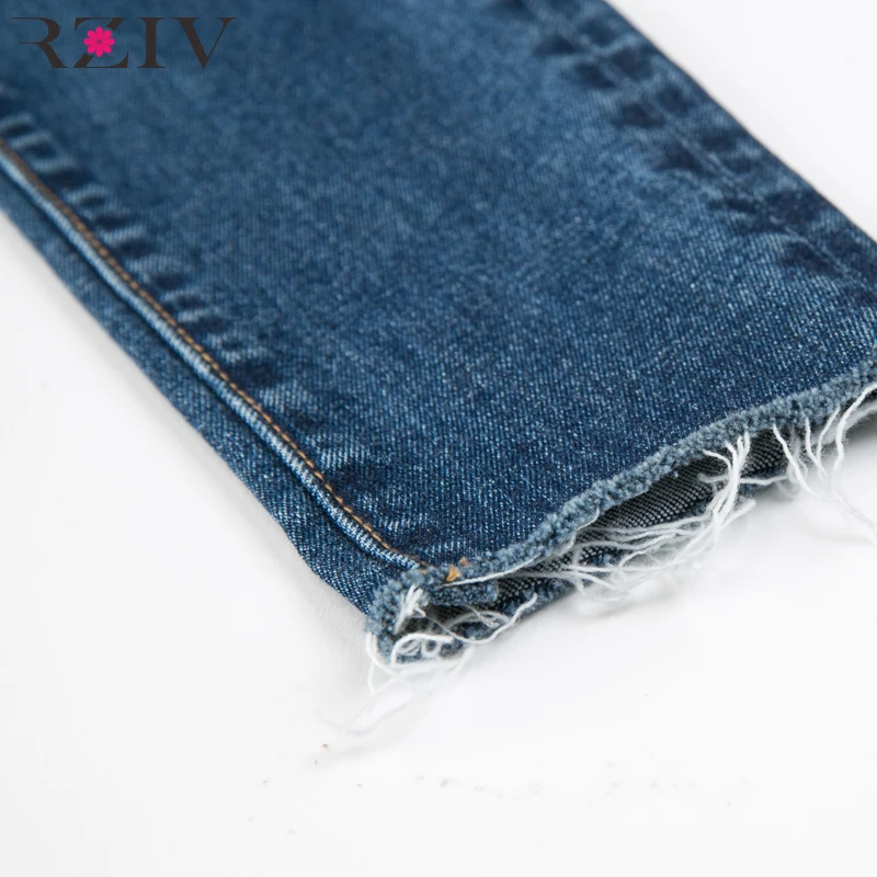 RZIV высокое качество женские джинсы, высокая талия, пуговицы джинсовые обтягивающие джинсы стрейч узкие брюки